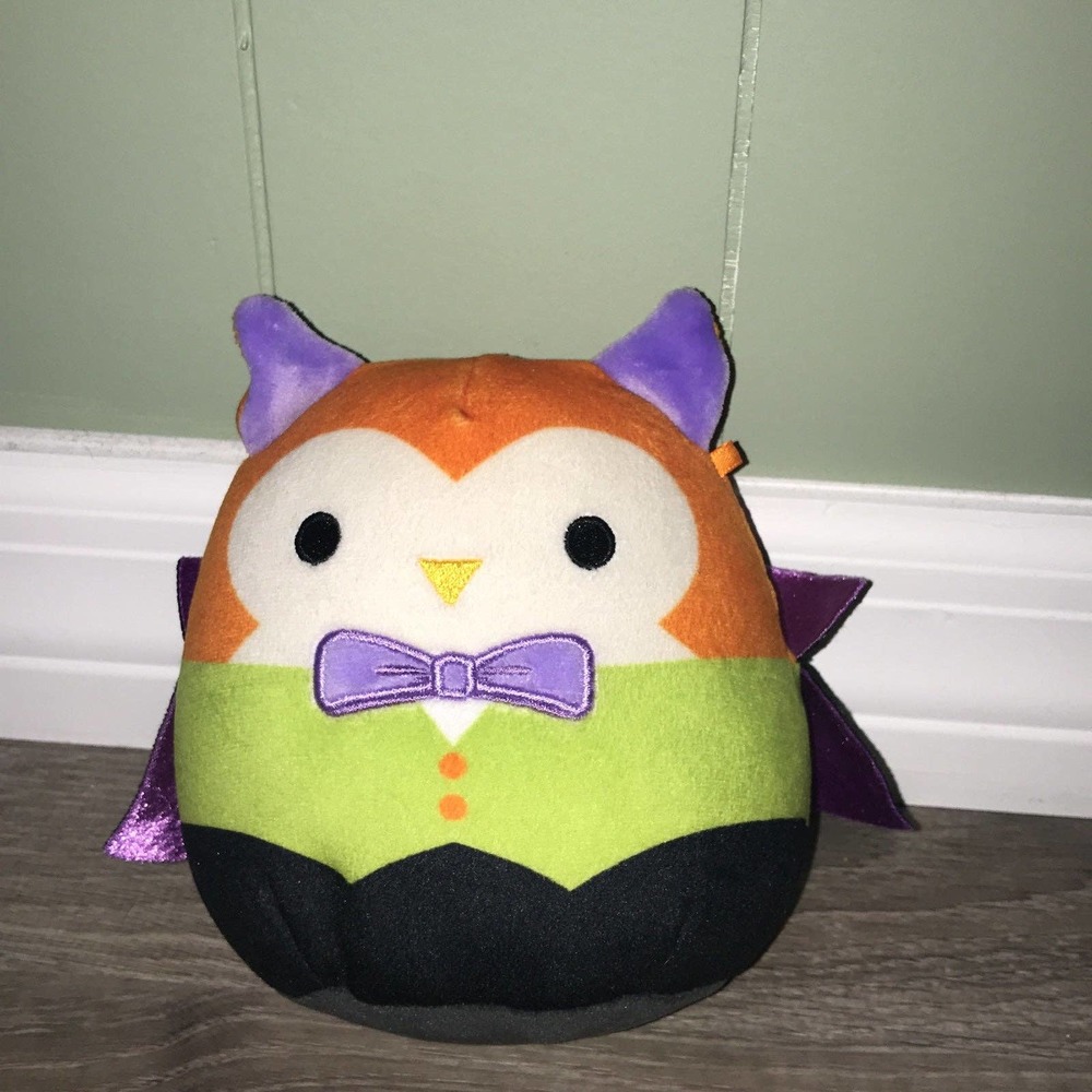 Vampire owl squishmallow plush